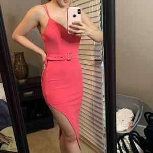 Fashion Nova Belted Dress • NEW